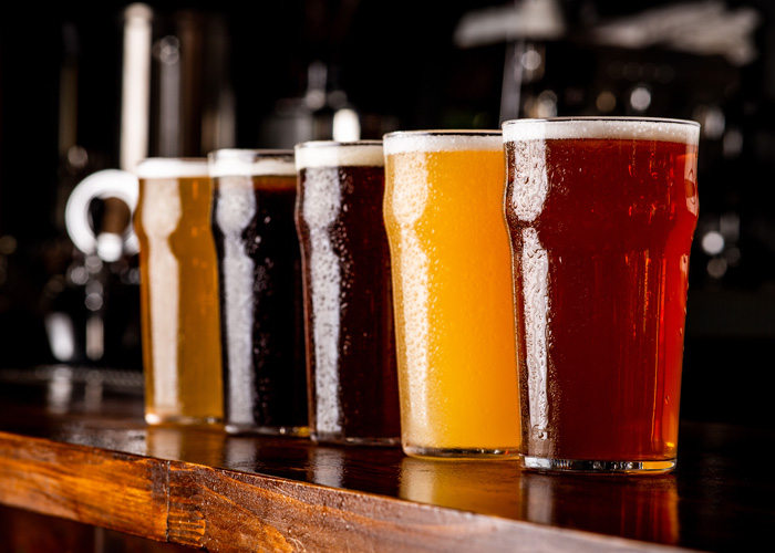 beers, wines and spirits
